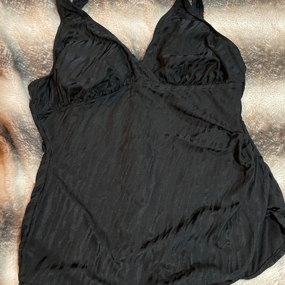 Suddenly Slim by Catalina. One piece swimsuit with built in skirt